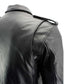 Milwaukee Leather Men's Classic Armored Black Leather Motorcycle Jacket w/ CE Armor - LKM17020