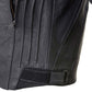 Milwaukee Leather Men's Endo Black Leather Motorcycle Jacket w/ CE Armor, Reflective Panels, Vents - LKM17023