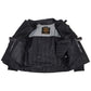 Milwaukee Leather Men's Stryde Black and Grey Matte Finish Racer Leather Motorcycle Jacket - LKM17024