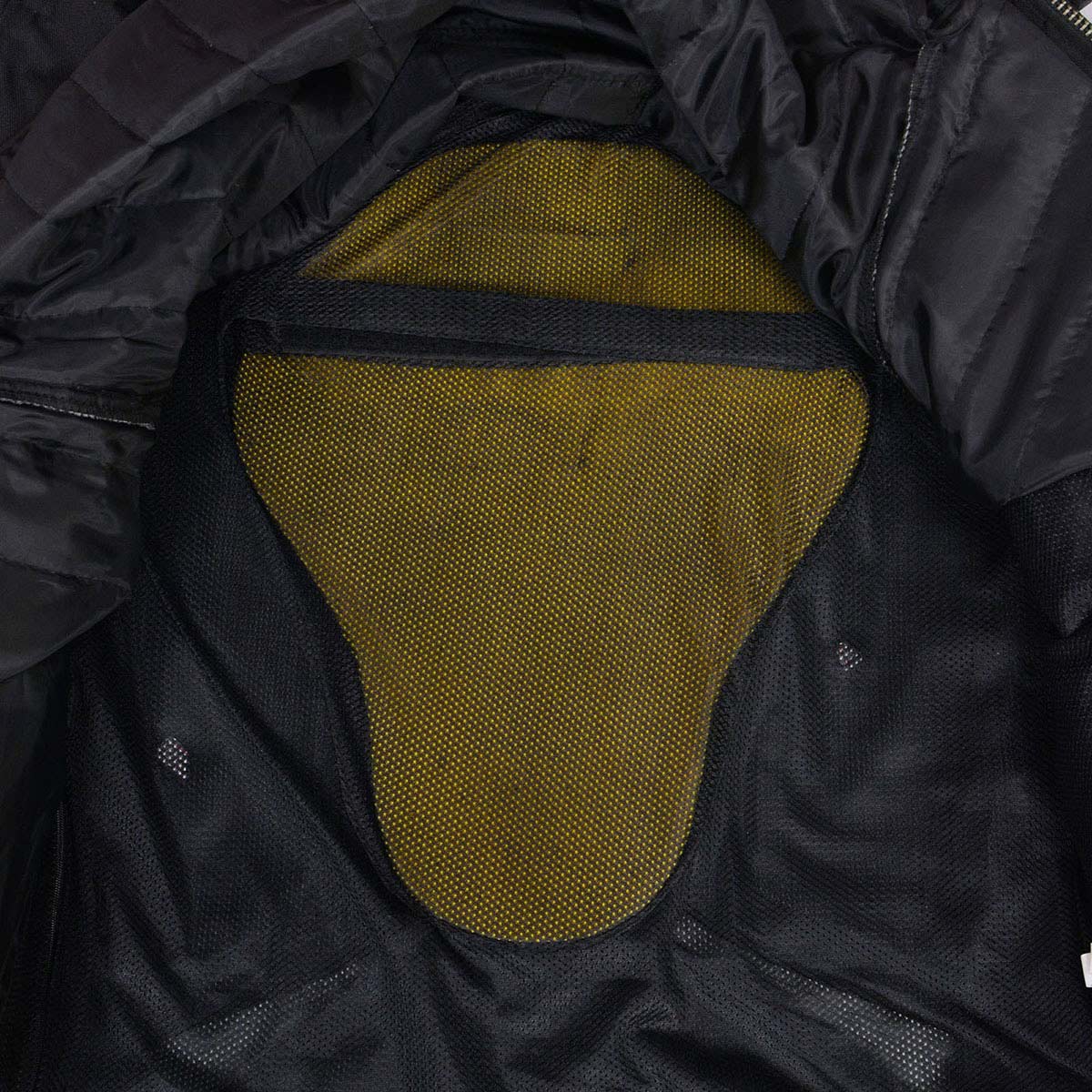 Milwaukee Leather Men's Stryde Black and Grey Matte Finish Racer Leather Motorcycle Jacket - LKM17024