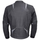 Milwaukee Leather Men's Stryde Black and Grey Matte Finish Racer Leather Motorcycle Jacket - LKM17024