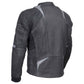 Milwaukee Leather Men's Stryde Black and Grey Matte Finish Racer Leather Motorcycle Jacket - LKM17024