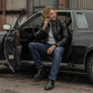 Milwaukee Leather LKM1704 Men's Classic Aviator Style Bomber Black Leather Fashion Coat Jacket