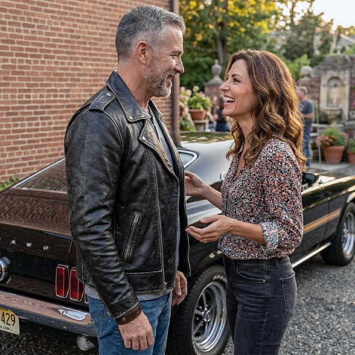 Milwaukee Leather Men's Live to Ride Classic Black Premium Leather CE Armored Motorcycle Jacket - Side Lace - LKM1706