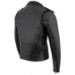 Milwaukee Leather LKM1781 Men's The Legend Classic Black Premium Leather Motorcycle Jacket w/ Quilted Liner