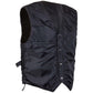 Milwaukee Leather Men's Black Classic Western Style Side Laced Motorcycle Leather Vest - LKM3779