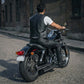 Milwaukee Leather LKM5716 Men's Classic Black Premium Leather Fitted Casual Biker Leather Pants