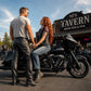 Milwaukee Leather LKM5718 Men's Classic Black Loose Fitted Motorcycle Casual Leather Biker Pants