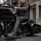 Milwaukee Leather LKM5723 Classic Black Leather Unisex Motorcycle Riding Biker Chaps for Men and Women