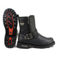 MMCC MB407 Men's Afterburner Black Leather Biker Boots - Riding Footwear