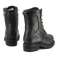 MMCC MB416 Men's Trooper Black Leather Biker Boots - Riding Footwear