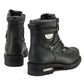 MMCC MB440 Men's Throttle Black Leather Biker Boots - Riding Footwear