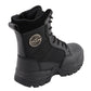 Milwaukee Leather MBL9495 Women Black Leather Tactical Boots with Side Zipper