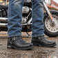 Milwaukee Leather Men's Classic Harness Black 2.2mm Motorcycle Boots - MBM9018