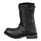 Milwaukee Leather Men's Black Leather Wide-Width 11-Inch Classic Engineer Motorcycle Boots MBM9020W