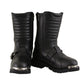 Milwaukee Leather Men's Executioner Black 2.2mm Buckle Motorcycle Boots, MBM9039