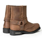 Milwaukee Leather Men's Copper Ridge Brown Suede Motorcycle Harness Boots - MBM9053