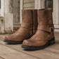 Milwaukee Leather Men's Copper Ridge Brown Suede Motorcycle Harness Boots - MBM9053