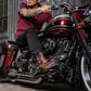 Milwaukee Leather Men's Copper Ridge Brown Suede Motorcycle Harness Boots - MBM9054