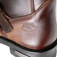 Milwaukee Leather Men's Copper Forge Dark Brown Engineer Motorcycle Boots w/ Flex Toe - MBM9058
