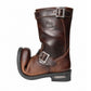 Milwaukee Leather Men's Copper Forge Dark Brown Engineer Motorcycle Boots w/ Flex Toe - MBM9058
