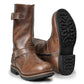 Milwaukee Leather MBM9064 Men's "Antique Ridge" Classic Brown Engineer Motorcycle Boots