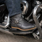 Milwaukee Leather MBM9066 Men's Antique Black Classic Engineer Motorcycle Riding Boots