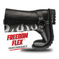 Milwaukee Leather Men’s Fire Fight Harness Boots – Black Leather w/ Silver Flames, 11″ Square Toe, Inside Zipper - MBM9067