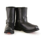 Milwaukee Leather Men's Outback Harness Motorcycle Boots - Full Grain Leather Riding Boots - MBM9068