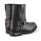 Milwaukee Leather Men's Outback Harness Motorcycle Boots - Full Grain Leather Riding Boots - MBM9068
