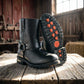 Milwaukee Leather Men's Outback Harness Motorcycle Boots - Full Grain Leather Riding Boots - MBM9068