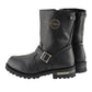 Milwaukee Leather MBM9090W Men's Black Wide Width 9-Inch Classic Engineer Motorcycle Boots with Gear Shift Guard