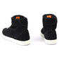 Milwaukee Leather MBM9106 Men's Premium Black Suede Leather Reinforced Street Riding Shoes w/ Ankle Support