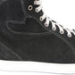 Milwaukee Leather MBM9106 Men's Premium Black Suede Leather Reinforced Street Riding Shoes w/ Ankle Support