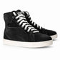 Milwaukee Leather Men's Roadflow Black Suede Reinforced Street Riding Shoes - MBM9106