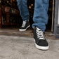 Milwaukee Leather Men's Roadflow Black Suede Reinforced Street Riding Shoes - MBM9106