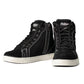 Milwaukee Leather Men's Roadstitch Black Suede Reinforced Street Riding Shoes w/ White Stitching - MBM9107