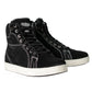 Milwaukee Leather Men's Roadstitch Black Suede Reinforced Street Riding Shoes w/ White Stitching - MBM9107