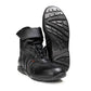 Milwaukee Leather Men's Troop Sport Black Waterproof Leather Motorcycle Racer Style Boots - MBM9185