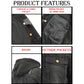 Milwaukee Leather MDM1000 Men's Black Denim Jacket with Removable Hoodie