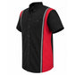 MMCC Men's Driftline Red Poly-Blend Mechanic Shirt - MDM11607
