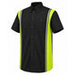 MMCC Men's Driftline Green Poly-Blend Mechanic Shirt - MDM11611