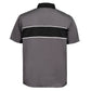 MMCC Men's Hardline Grey Black White Classic Mechanic Shirt - 100% Cotton w/ Microfiber Panel - MDM11619