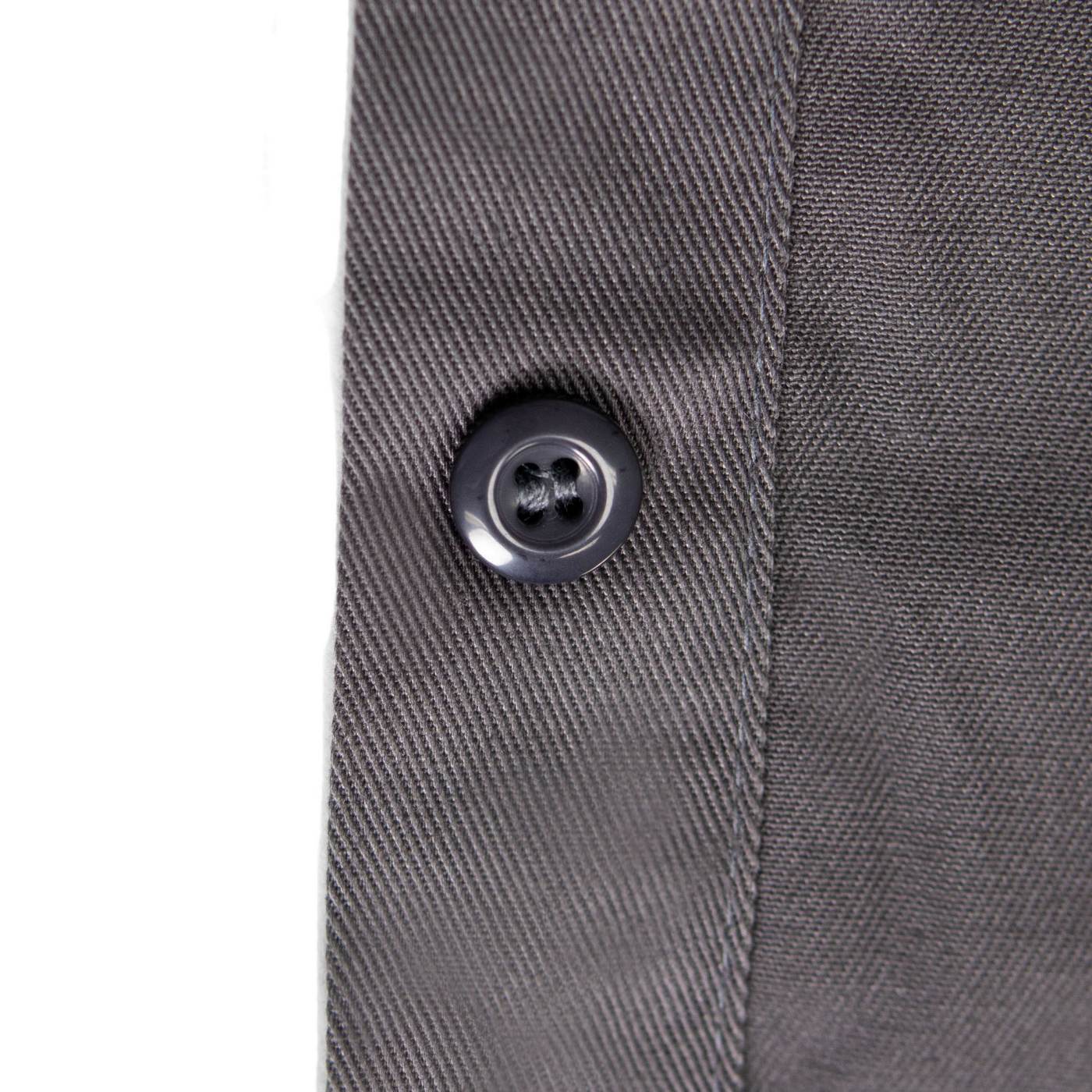MMCC Men's Hardline Grey Black White Classic Mechanic Shirt - 100% Cotton w/ Microfiber Panel - MDM11619