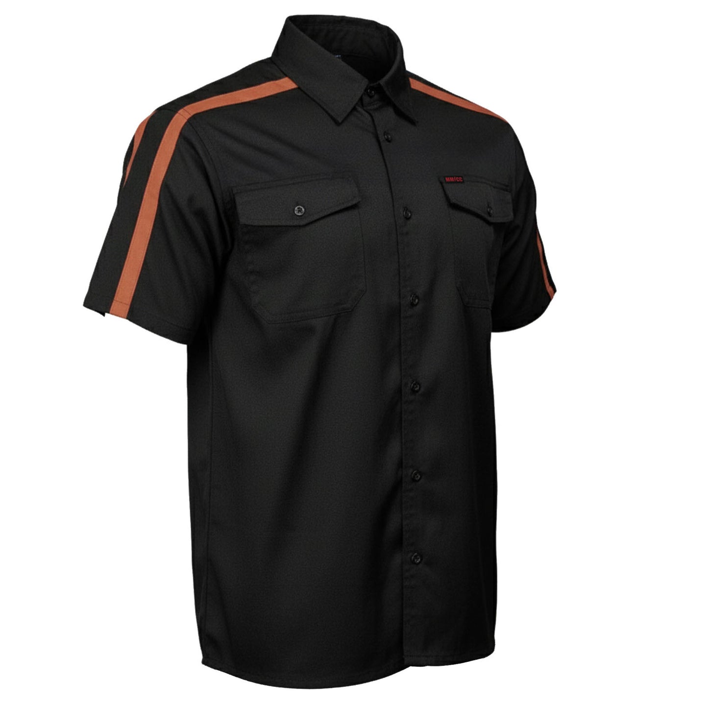 MMCC Men's Track Mark Polyester Blend Mechanic Shirt - MDM11623