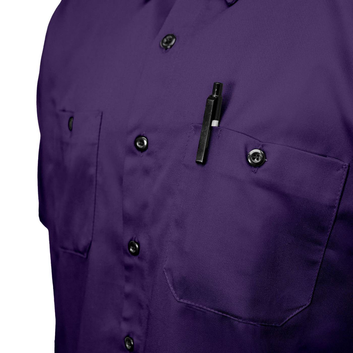 MMCC Men's Purple Super Duty Polyester Blend Mechanic Shirt - MDM11664