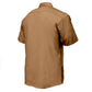 MMCC Men's Khaki Super Duty Classic Mechanic Button Up Shirt - 2 Chest Pockets - Microfiber Panel - MDM11664
