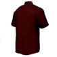 MMCC Men's Burgundy Super Duty Polyester Blend Mechanic Shirt - MDM11666
