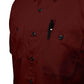 MMCC Men's Burgundy Super Duty Polyester Blend Mechanic Shirt - MDM11666