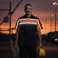 Milwaukee Leather MDM11673 Men’s Black-Orange Mechanic Work Shirt w/ Reflective Strip - Heavy-Duty Button-Up